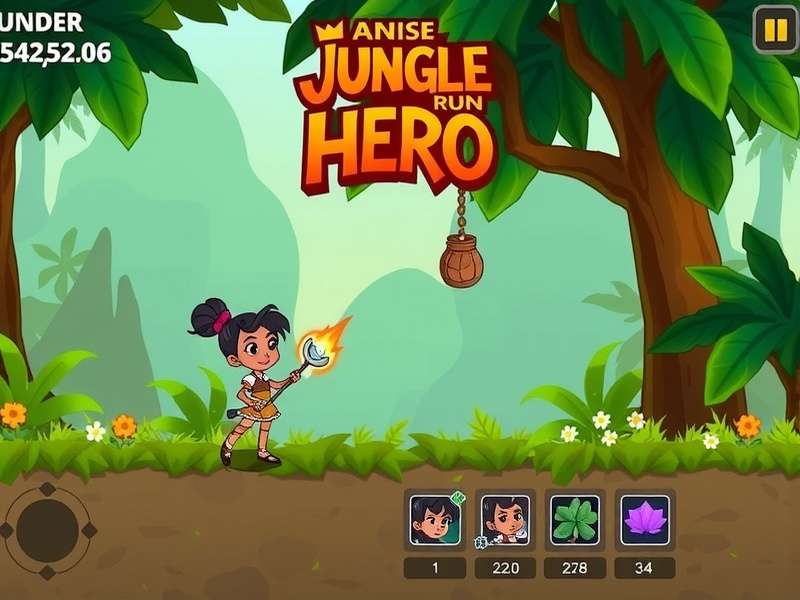 Anise Jungle Run Hero gameplay screenshot